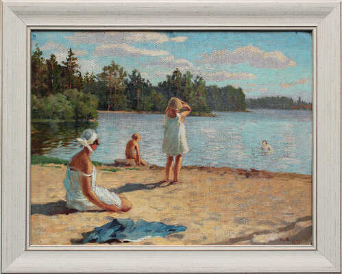 Федорович Владимир Николаевич. На пляже 